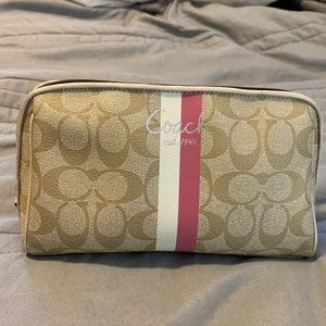 Coach makeup bag